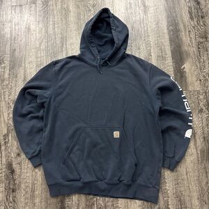 Carhartt Sun Fade Hoodie Sweatshirt Grunge Distressed Baggy